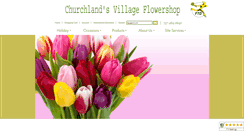 Desktop Screenshot of churchlandsvillageflower.com